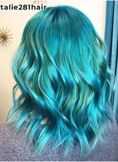 ARCTIC FOX Vegan and Cruelty-Free Semi-Permanent Hair Color Dye (8 Fl Oz, AQUAMARINE)  - Image 4
