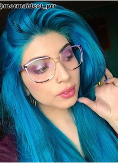 ARCTIC FOX Vegan and Cruelty-Free Semi-Permanent Hair Color Dye (8 Fl Oz, AQUAMARINE)  - Image 3