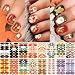 winthrop 24 Sheets Holiday Nail Wraps Stickers Halloween Christmas Thanksgiving Day All Seasonal Full Nail Polish Strips DIY SelfAdhesive Fall Winter Nail Art Decals with 2 Piece Nail Files for Party Decor - Image 2