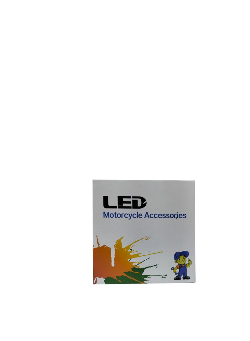 Round LED motorcycle flash lantern, 12 large LEDs, powerful lighting - Image 2