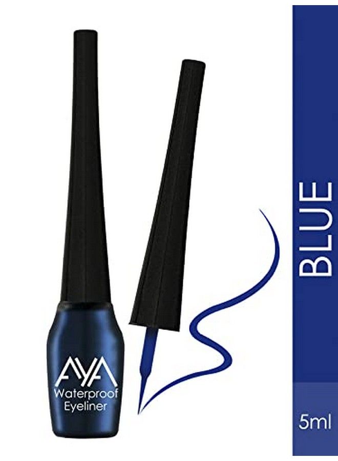 AYA Waterproof & Long Lasting Eyeliner Set Of 2 (Green And Blue) ; Smudge Proof Transfer Proof Eye Liner For Eye Makeup ; - Image 5