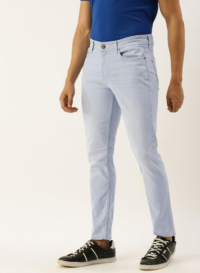 The Indian Garage Co Men Light Wash Slim Fit Jeans - Image 2