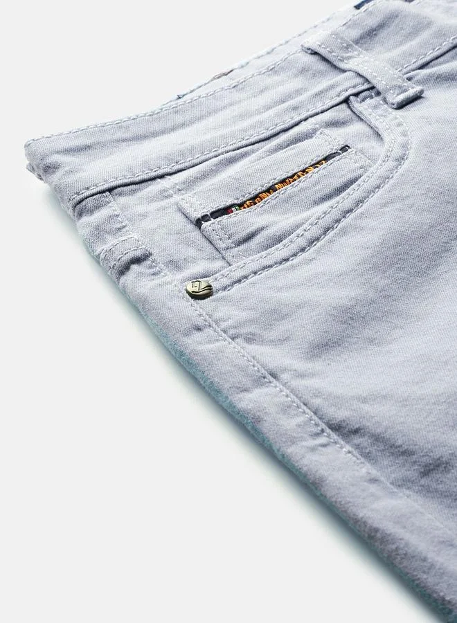 The Indian Garage Co Blue The Indian Garage Co Men Light Wash Slim Fit Jeans for Men | Best Price UAE
