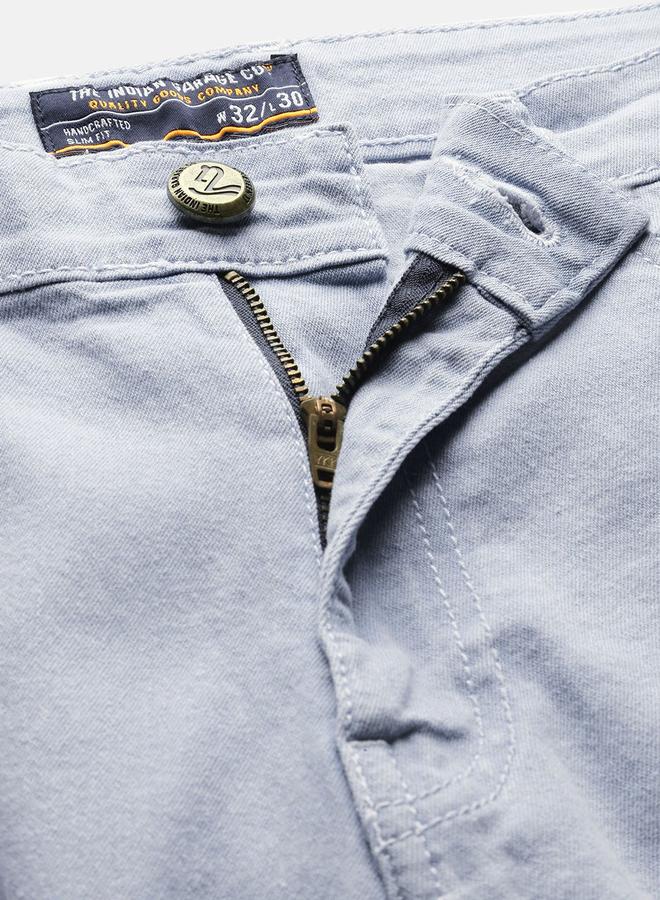 The Indian Garage Co Men Light Wash Slim Fit Jeans - Image 4