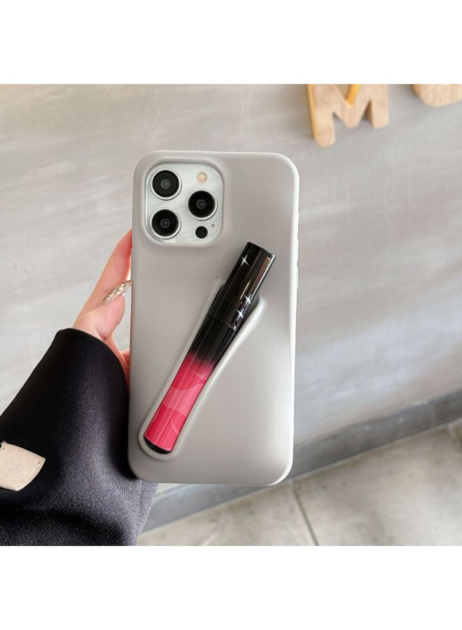 Haley Can Put Lipstick For Iphone15 For Iphone 14 Phone Case 13 Lipstick 12 Silicone 11 Women Xr/6s/8p-Color:Pink-Applicable Model:For Iphone 11