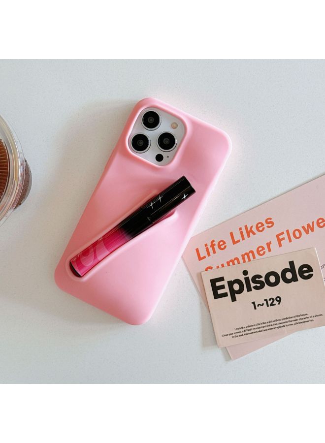 Haley Can Put Lipstick For Iphone15 For Iphone 14 Phone Case 13 Lipstick 12 Silicone 11 Women Xr/6s/8p-Color:Pink-Applicable Model:For Iphone 11