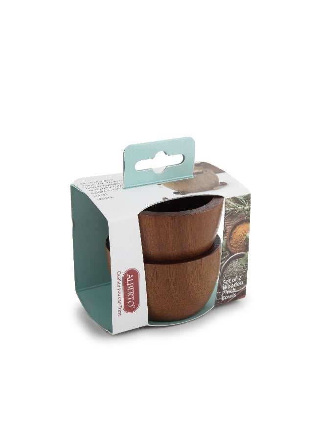 ألبرتو 2 قطعة أطباق مقبلات خشبية - Image 1