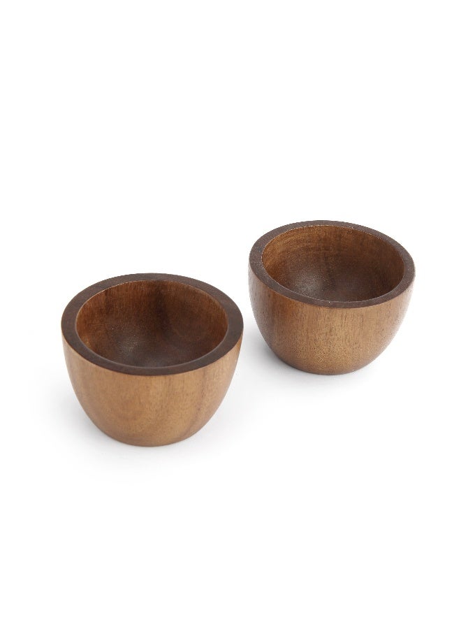 ألبرتو 2 قطعة أطباق مقبلات خشبية - Image 3