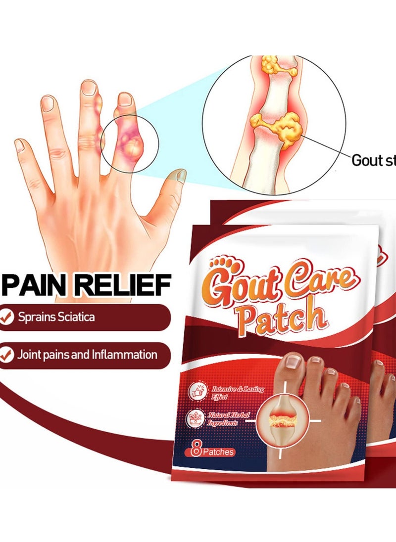 Excefore - Gout Treatment Patch, 40pcs Arthritis Thumb Patches for Pain Relief, Swelling Reduction, and Inflammation Diminishment - Image 1