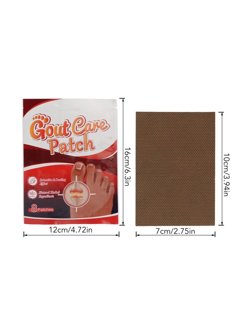 Excefore - Gout Treatment Patch, 40pcs Arthritis Thumb Patches for Pain Relief, Swelling Reduction, and Inflammation Diminishment - Image 1