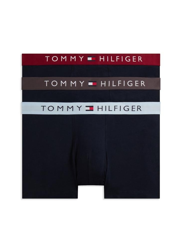 TOMMY HILFIGER 3-Pack TH Original Logo Waistband Trunks - Image 1