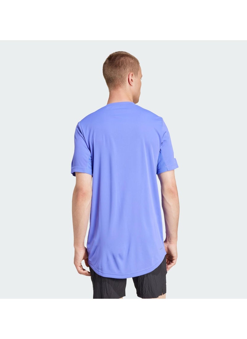 adidas تيشيرت تنس Club 3 Stripe  - Image 2