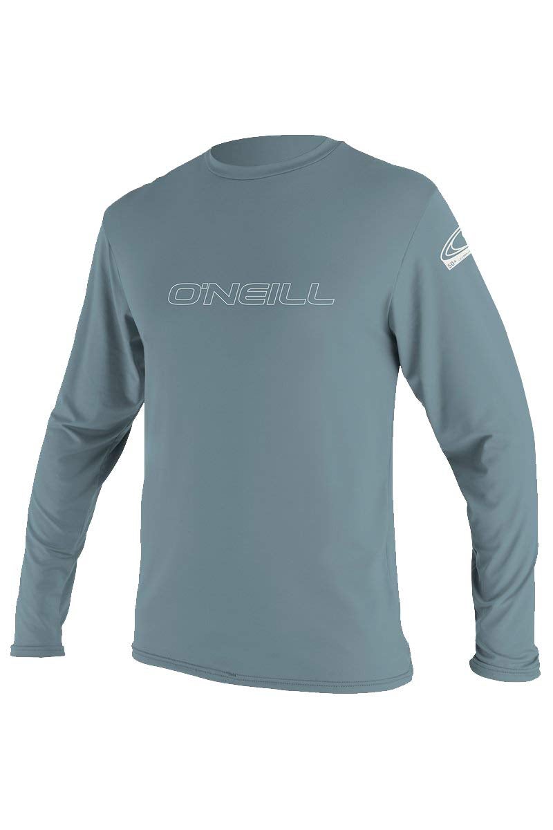 O'Neill Men's Basic Skins UPF 50+ Long Sleeve Sun Shirt, Dusty Blue, S - Image 3