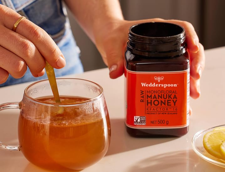 Wedderspoon Raw Premium Manuka Honey, KFactor 16, 17.6 Oz, Unpasteurized, Genuine New Zealand Honey, Traceable from Our Hives to Your Home - Image 5