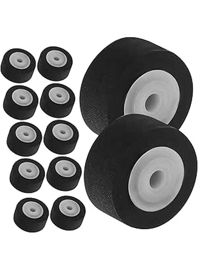 12pcs Solid Plastic Pinch Rollers for Cassette Tape Recorder Repair Video Maintenance - Image 1