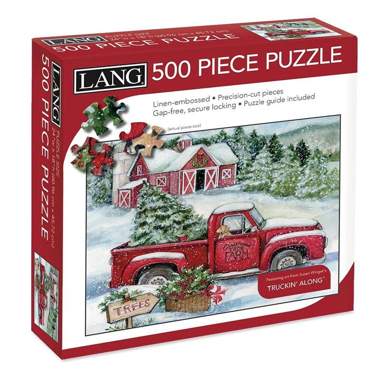 LANG Santas Truck 500 Piece Jigsaw Puzzle