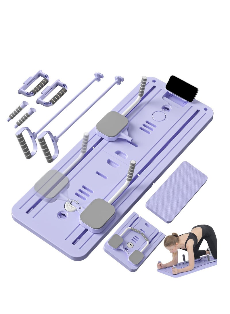 Pilates board, Pilates body shaper set, multifunctional foldable Pilates body shaper board, high-intensity Pilates equipment, portable fitness board for men and women at home. - Image 2