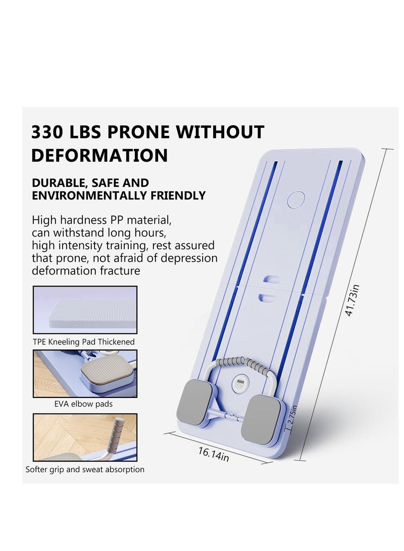 Pilates board, Pilates body shaper set, multifunctional foldable Pilates body shaper board, high-intensity Pilates equipment, portable fitness board for men and women at home. - Image 1