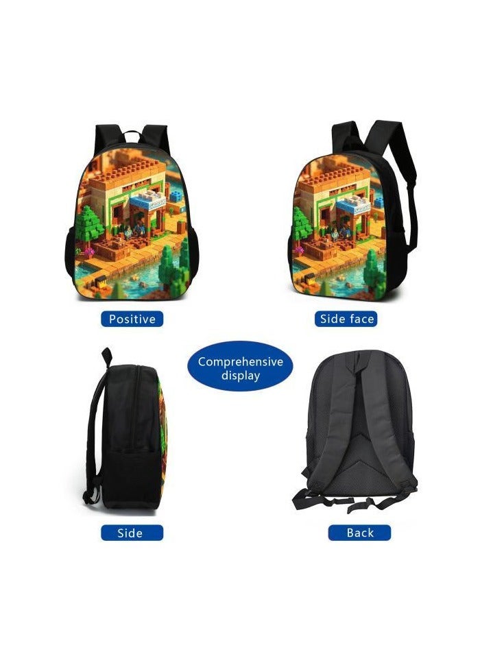 Cartoon style universal three-piece schoolbag - 406  - Image 4