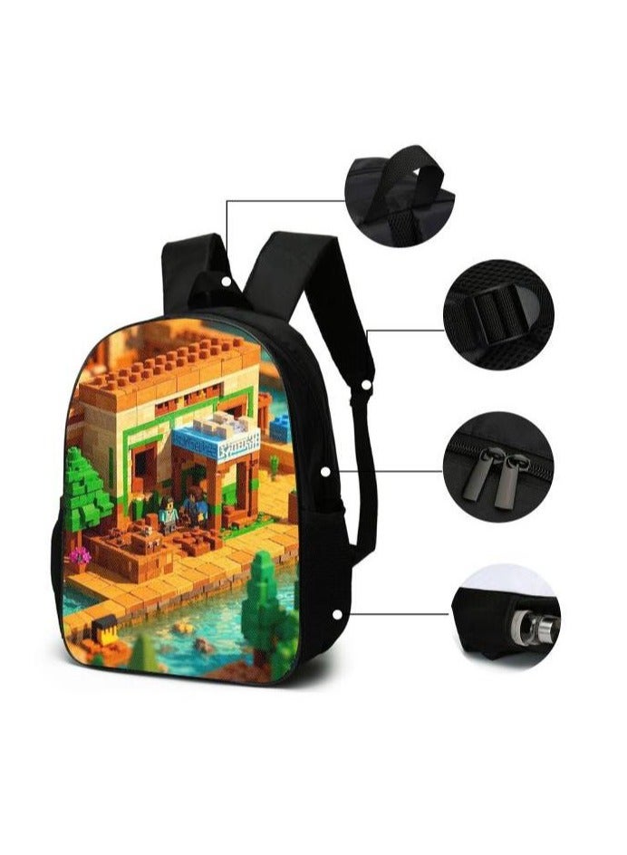 Cartoon style universal three-piece schoolbag - 406  - Image 5