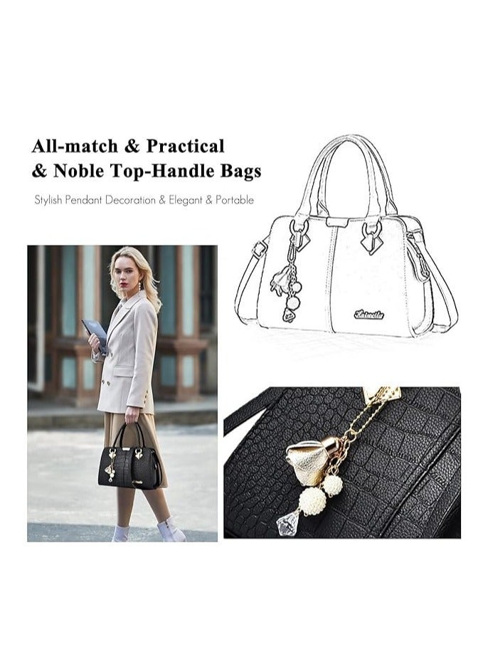 FANDARE Ladies Top-handle Bags Handbags for women Shoulder Crossbody bag - Image 5