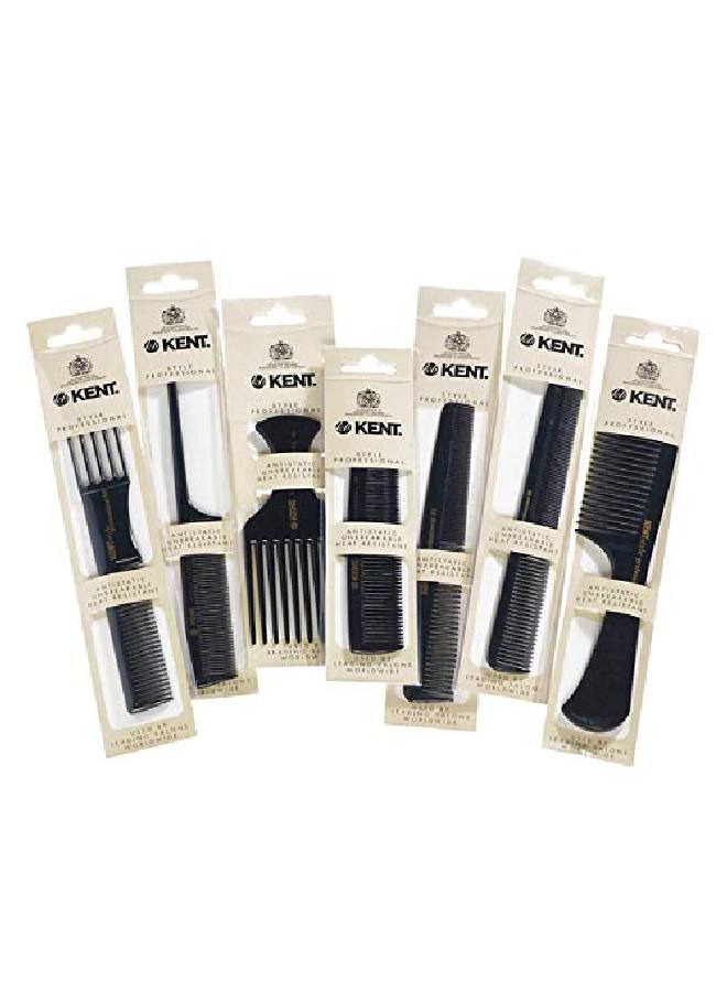 KENT مشط حلاقة سبك 83 بتصميم صالون ومشط تفكيك قص الشعر بأسنان عريضة مشط حلاق محترف بأسنان عريضة للتصفيف للشعر المتوسط والكثيف لوازم الحلاق عالية الجودة - Image 5