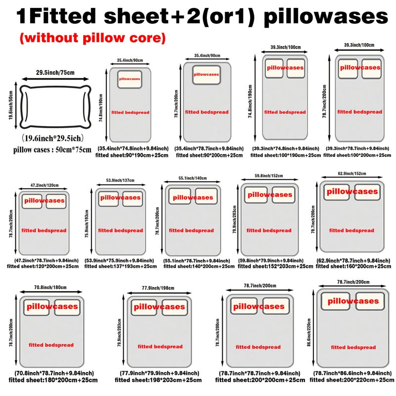 2 3pcs Twin Size Flat Bed Skirt Set Latest Mixed Color Fantasy Princess Castle Style Magical Fairy Tale Bedding Pink Blue Clouds Mushrooms Gears Print Dreamy Bedroom Decor Without Pillowcase Core - Image 3