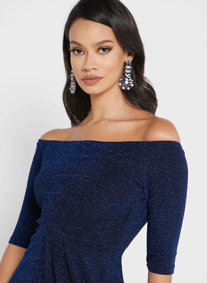 Ella Limited Edition Off Shoulder Midi Dress