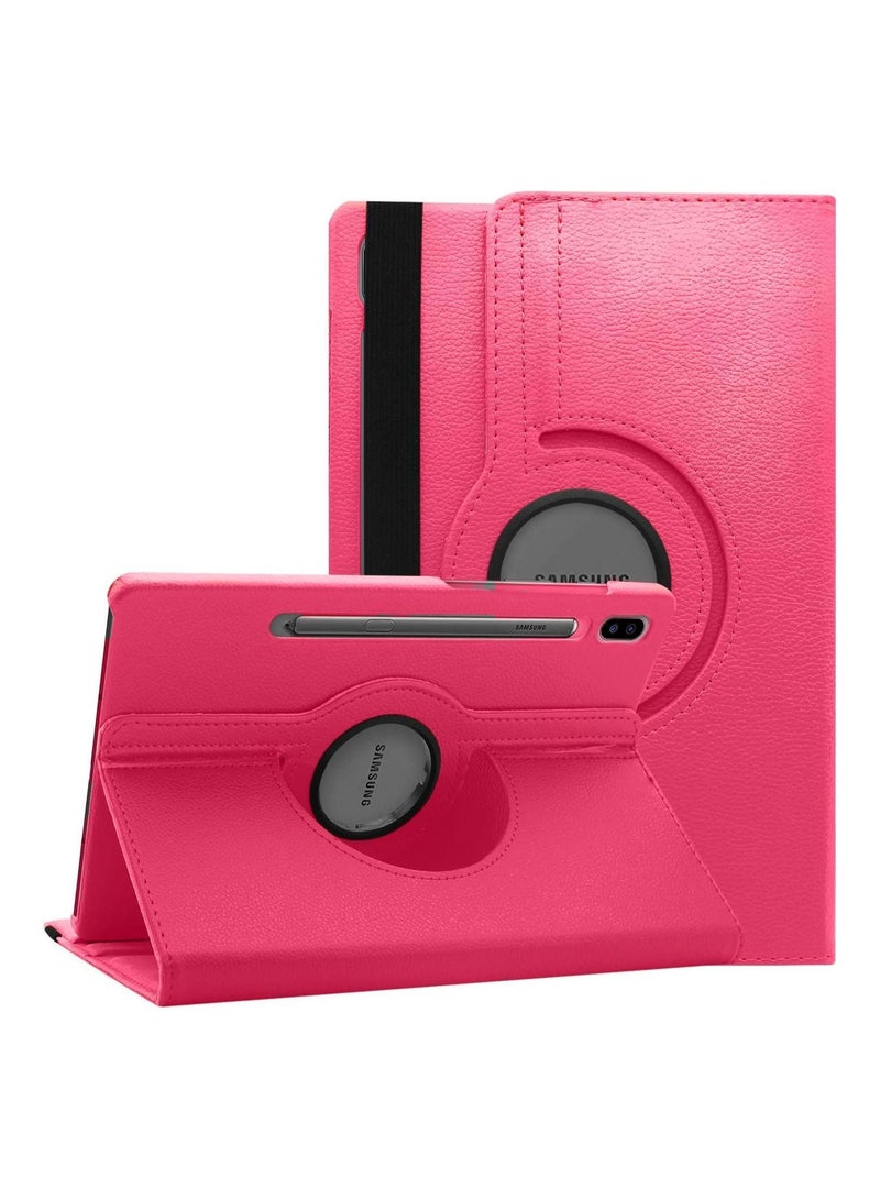 Rotating Case for Samsung Galaxy Tab S9 FE 5G 10.9 Inch/S9 11 Inch 2023 360 Degree Stand Cover Auto Sleep/Wake (Pink) - Image 1