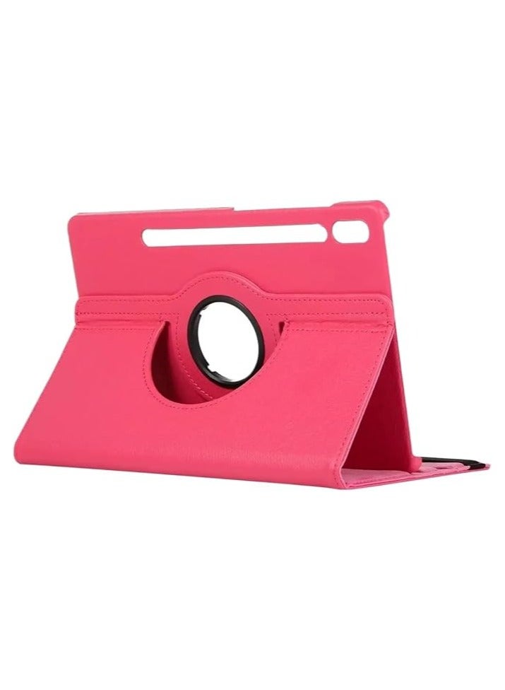 Rotating Case for Samsung Galaxy Tab S9 FE 5G 10.9 Inch/S9 11 Inch 2023 360 Degree Stand Cover Auto Sleep/Wake (Pink) - Image 2