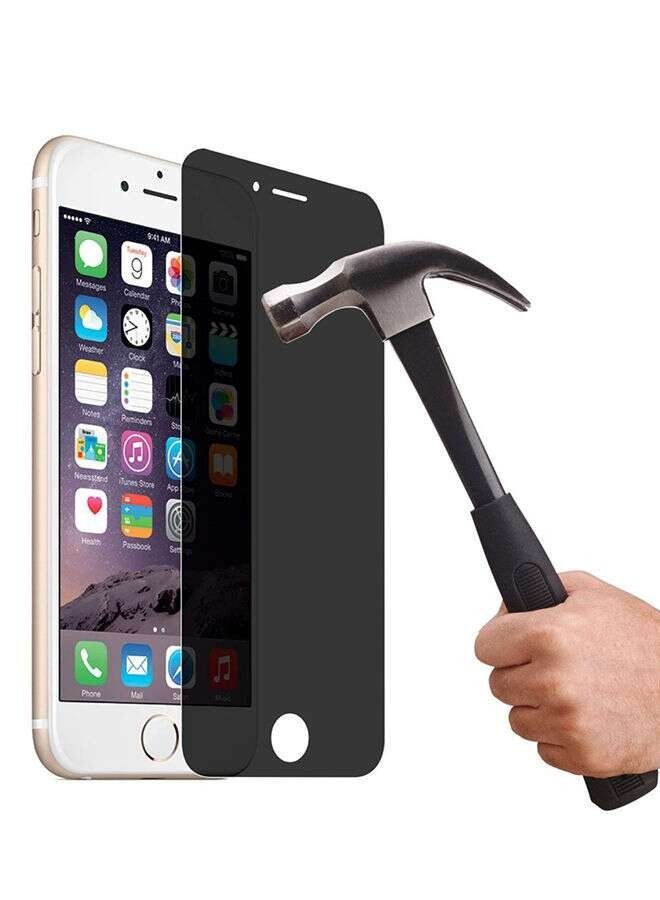 Privacy Tempered Glass Screen Guard For Apple iPhone 7 Black - Image 3