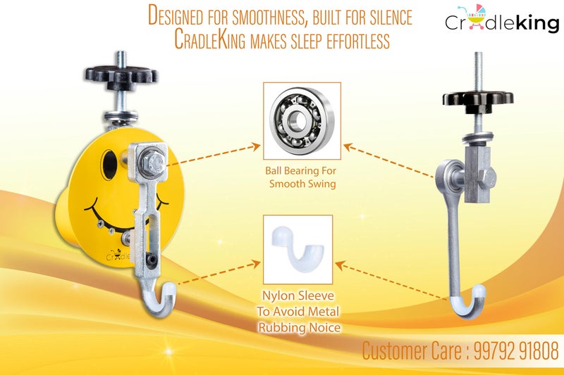 Cradleking Automatic Cradle Swing Motor Kit for Baby 0 to 3 Years (Automatic Swing Motor Machine Kit Only | Staineless Steel Cradle and Jholi not Including) - Image 3