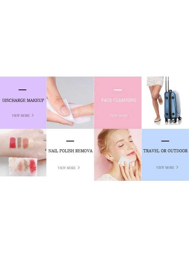 PARVY Cotton Pads, Makeup Removing Wipes, Cotton Pads for Face Wipes Remove Pad Soft Touch Cosmetic Facial Care Cleansing Tissues(40 Cotton Pads) - Image 4