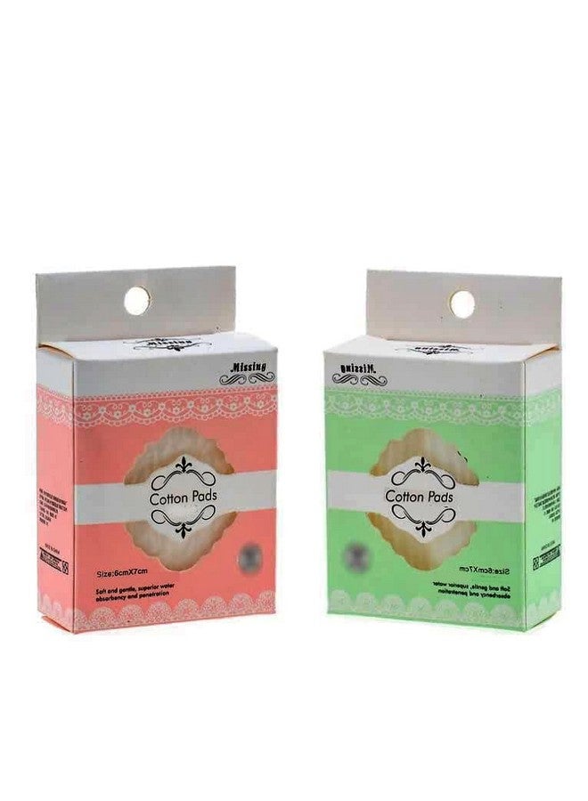 PARVY Cotton Pads, Makeup Removing Wipes, Cotton Pads for Face Wipes Remove Pad Soft Touch Cosmetic Facial Care Cleansing Tissues(40 Cotton Pads) - Image 1