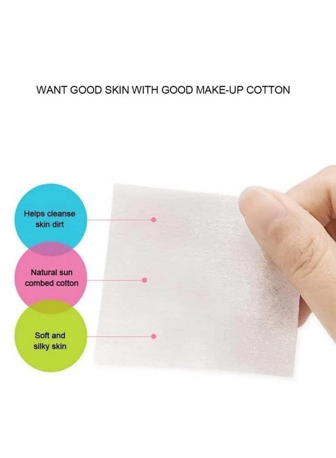 PARVY Cotton Pads, Makeup Removing Wipes, Cotton Pads for Face Wipes Remove Pad Soft Touch Cosmetic Facial Care Cleansing Tissues(40 Cotton Pads) - Image 5