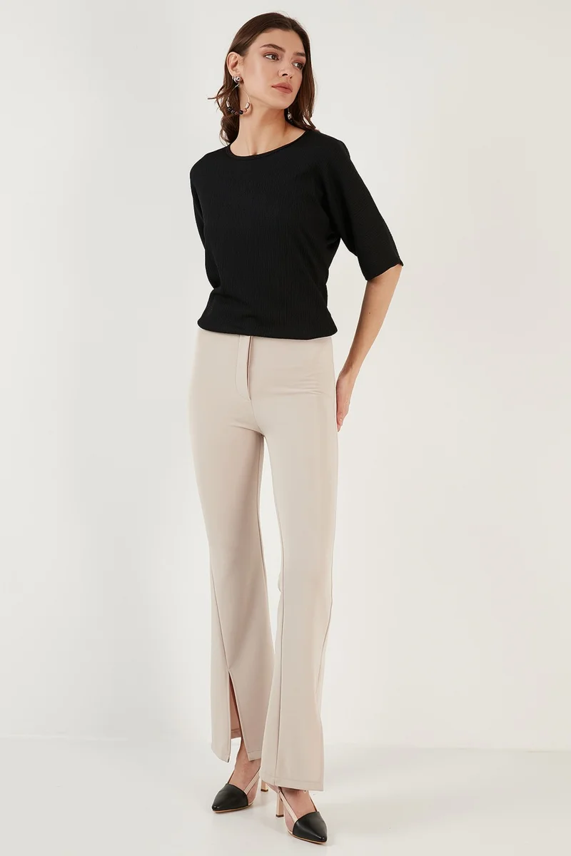 Lela Bürümcük Relaxed Cut Crew Neck Blouse Women's Blouse 5864975