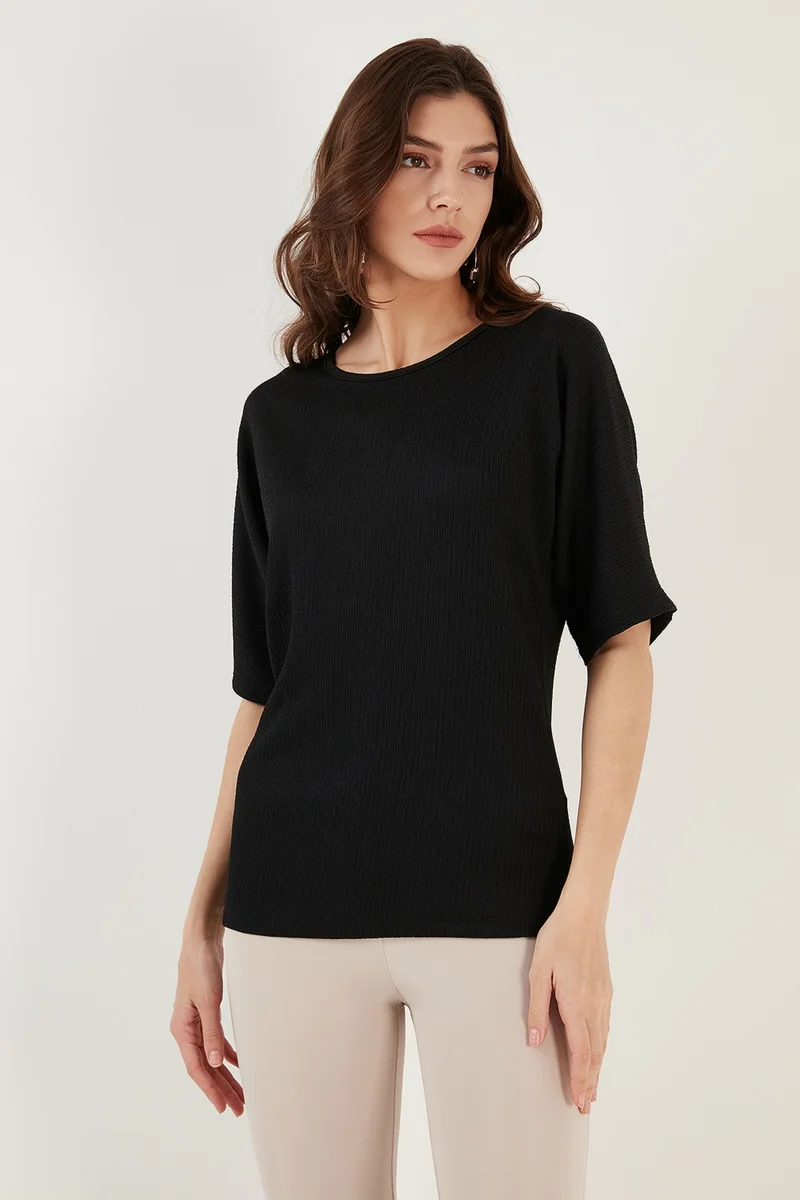 Lela Bürümcük Relaxed Cut Crew Neck Blouse Women's Blouse 5864975