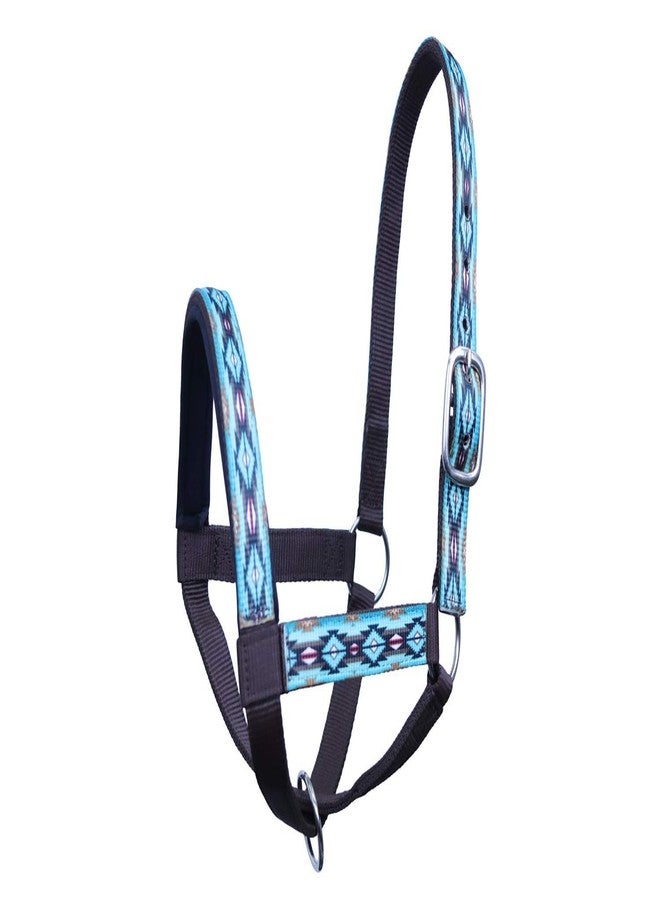 Paris Tack Derby Originals Patterned Double Layer Nylon Figure-8 Cow Halters and Sizes - Image 2