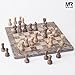 MARBLE RANGE Marble Chess Set for Adults 10 Handmade Oceanic Verona Board Game with 32 Chess Pieces 2 Extra Queens Storage Box Luxury Travel Game Elegant for Home Decor - Image 4
