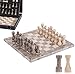MARBLE RANGE Marble Chess Set for Adults 10 Handmade Oceanic Verona Board Game with 32 Chess Pieces 2 Extra Queens Storage Box Luxury Travel Game Elegant for Home Decor - Image 2