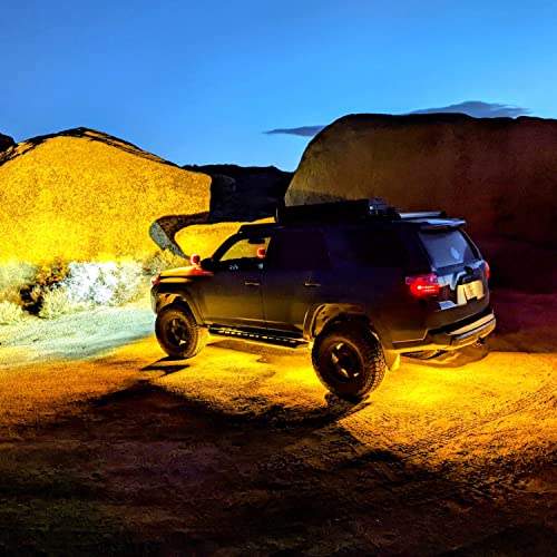 KC مجموعة الإضافات ذات الإضاءة المزدوجة - إعصار V2 - لون كهرماني - بطول 2.5 متر - Image 3