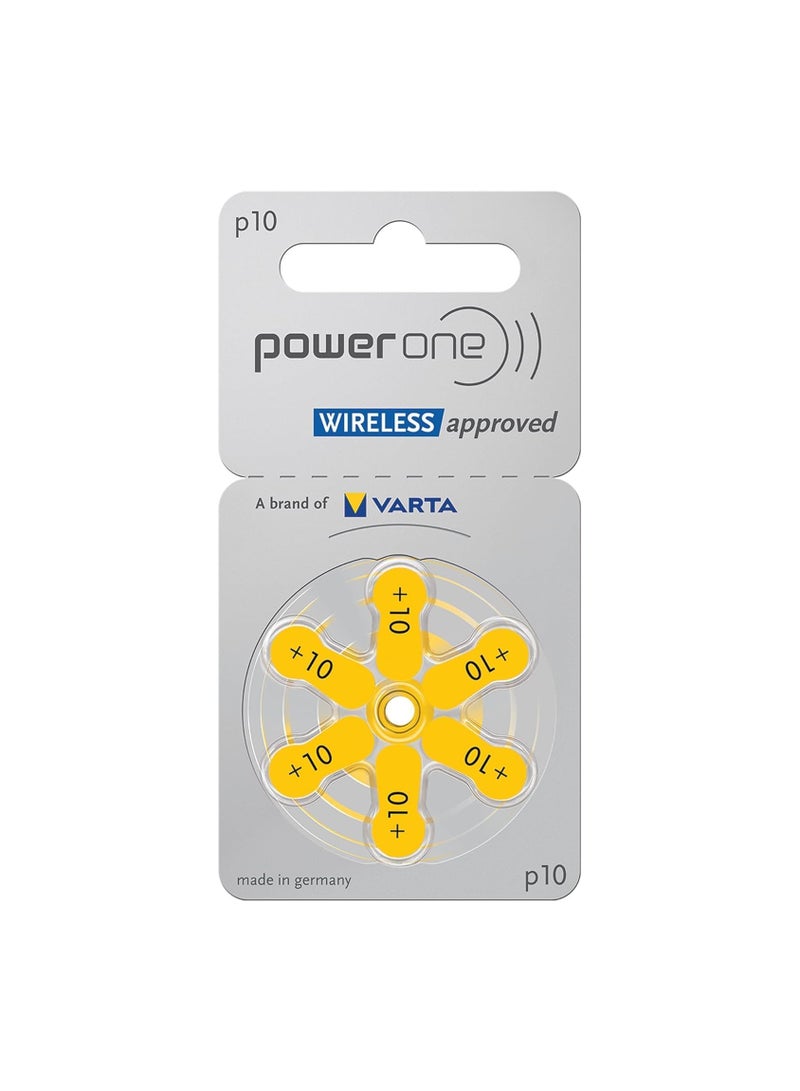 Power One Genuine P 10 High Performance Hearing Aid Batteries  - Image 1