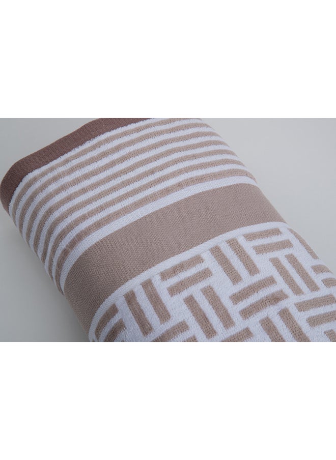White Rose BROKEN LINES TOWELS - 450 GSM - 100% Cotton Velour - Bath Sheet 80x160 cm -MultiColour - Modern Stripe Design - Luxury Touch - Extra Absorbent  - Image 2