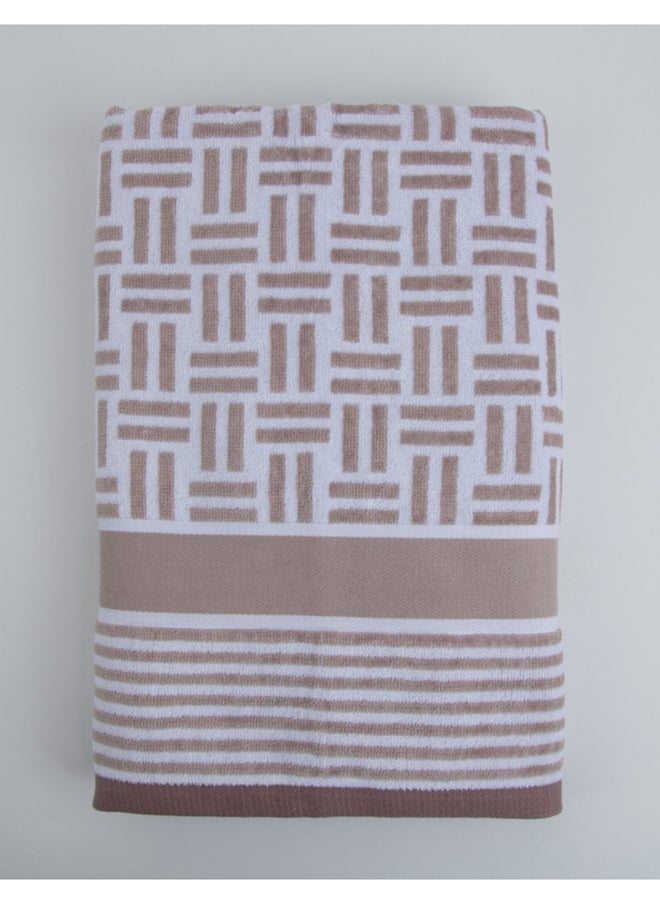 White Rose BROKEN LINES TOWELS - 450 GSM - 100% Cotton Velour - Bath Sheet 80x160 cm -MultiColour - Modern Stripe Design - Luxury Touch - Extra Absorbent  - Image 3