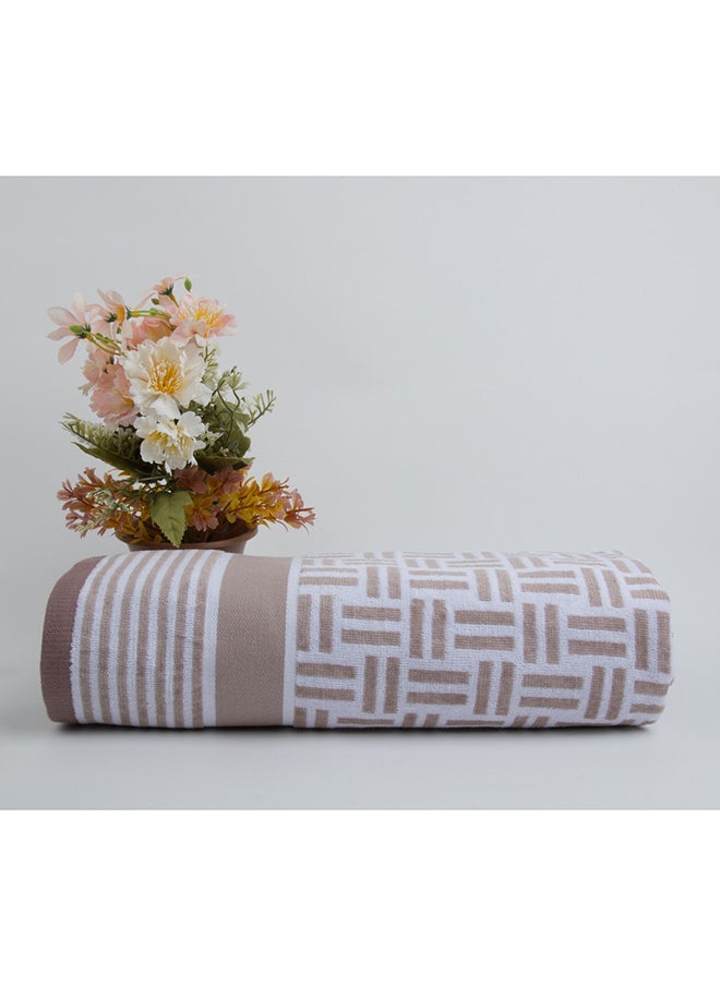 White Rose BROKEN LINES TOWELS - 450 GSM - 100% Cotton Velour - Bath Sheet 80x160 cm -MultiColour - Modern Stripe Design - Luxury Touch - Extra Absorbent  - Image 1
