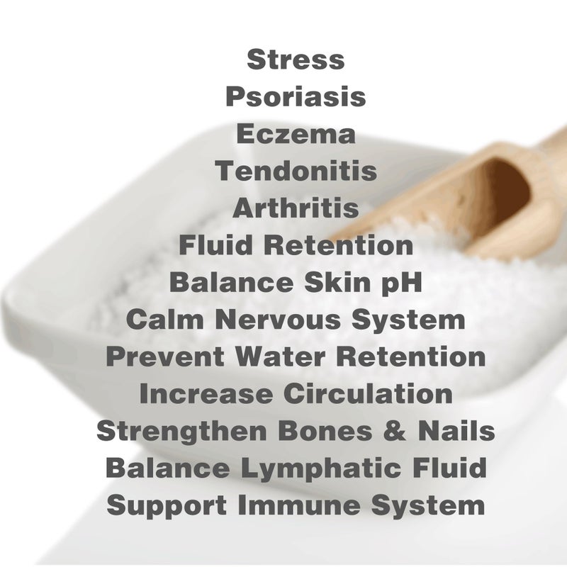 One With Nature 100% Pure Dead Sea Salt for Bath Lavender, 2.5oz 6Pack. High in 21 Essential Minerals, Such as Magnesium, Sulfur, Zinc, Potassium. Skin Nourishing and Therapeutic. - Image 3