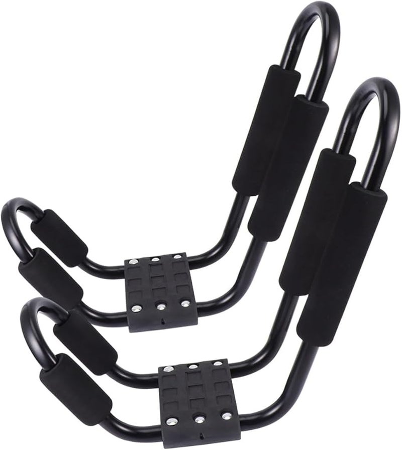 Detachable 2 Pcs Kayak and Canoe Carrier Roof Rack for SUV Truck Outdoor Sports - Image 1