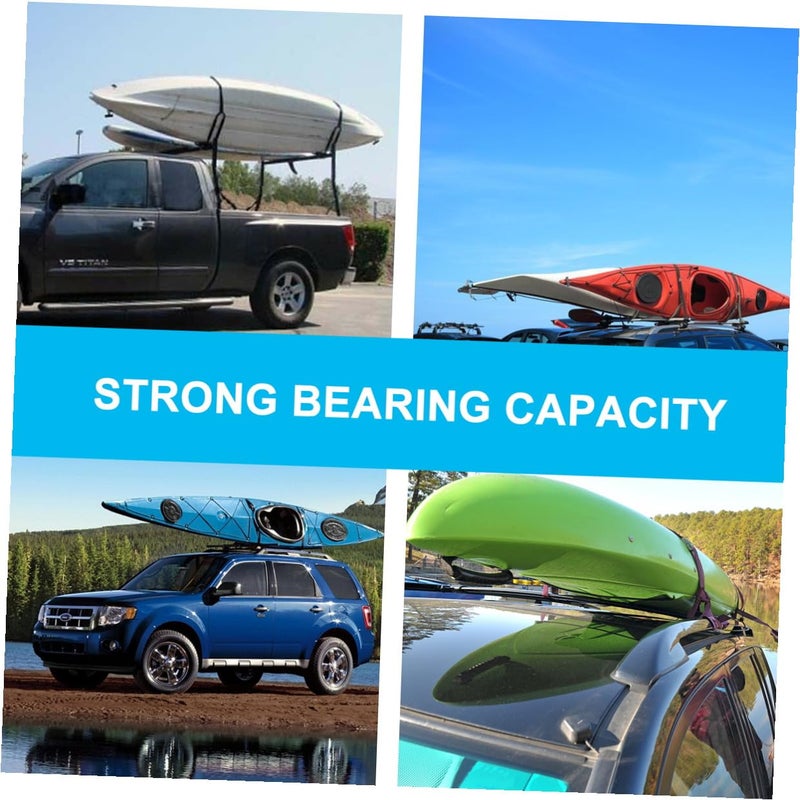 Detachable 2 Pcs Kayak and Canoe Carrier Roof Rack for SUV Truck Outdoor Sports - Image 4