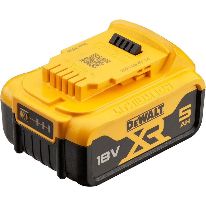 DCB184-18V 5Ah XR Li-Ion Battery Pack For DEWALT Power Tools Compatible With 18V XR Tools Black Yellow High-Capacity Rechargeable Long Runtime Fast Charging - Image 3