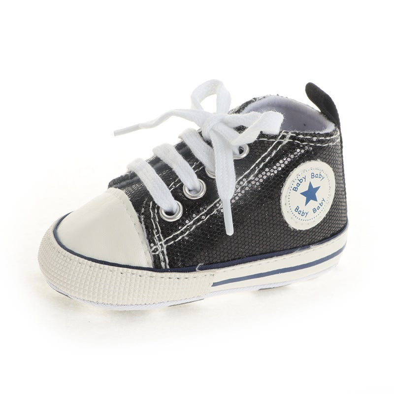 Baby Sneakers Canvas Shoes Special SaleSequins Black Sequins Black 